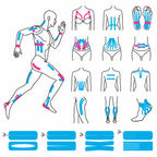 Performance Kinesiology Tape – Muscle Support & Faster Recovery (2" / 5cm)
